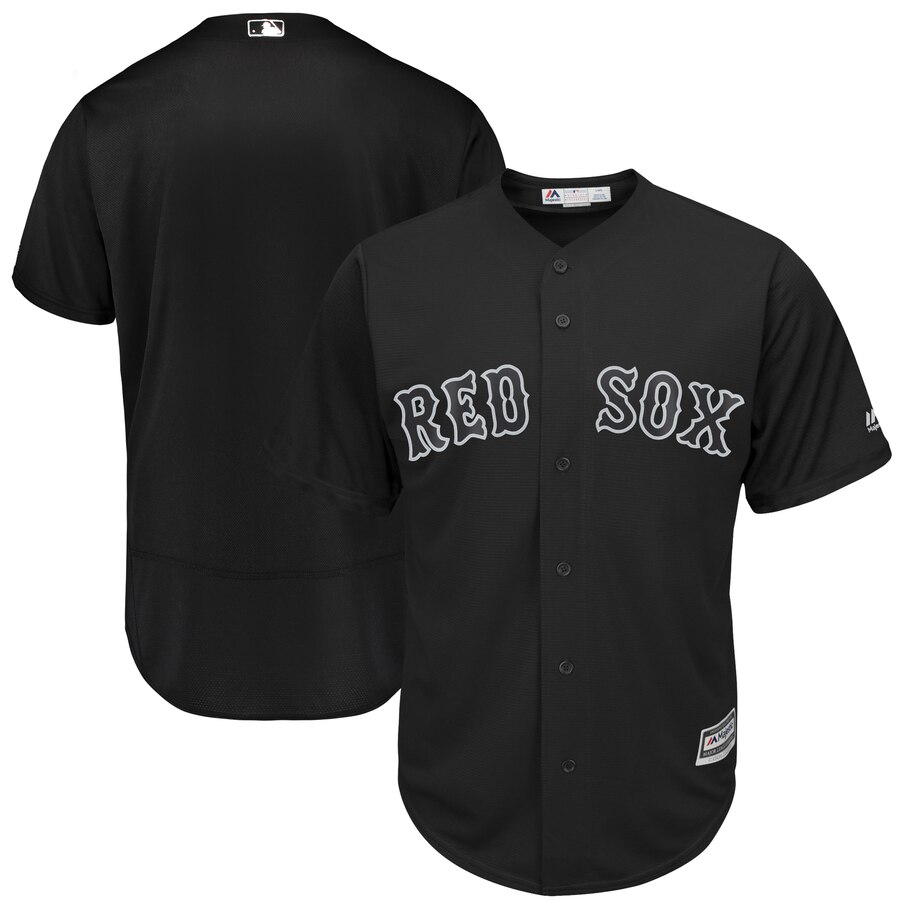 Customized Men Boston Red Sox Blank MLB Jerseys->customized soccer jersey->Custom Jersey